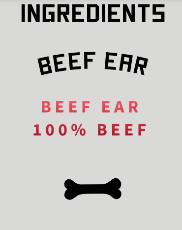 100% Beef Ear poster