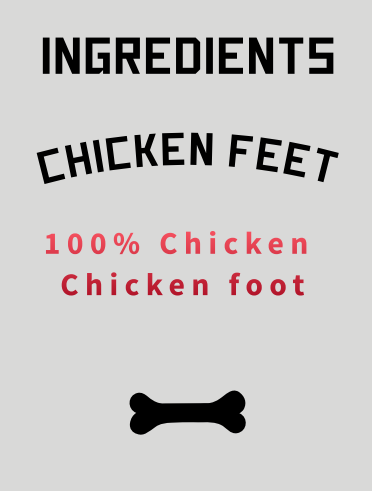 100% Natural Chicken Feet For Dogs Poster image